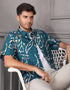 GAVYN R/FIT SHORT SLEEVE SHIRT (TURQUOISE)